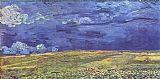 Wheat Field under Clouded Sky by Vincent van Gogh